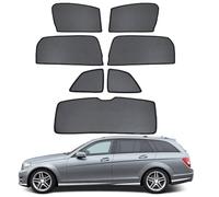 AMYDDYO Sonnenschutz für Fenster Seitenfenster Auto für C-Class W204 S204 Estate 2007-2014 Magnetisch Vorhang Netz UV Schutz Sonnenblende Zubehör für Baby Kinder Haustiere Sunshade,7pcs