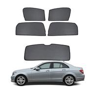 AMYDDYO Sonnenschutz für Fenster Seitenfenster Auto für C-Klasse Sedan W204 2007-2014 Magnetisch Vorhang Netz UV Schutz Sonnenblende Zubehör für Baby Kinder Haustiere Sunshade,5pcs