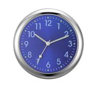 Analoge Autouhr - Analoges Alarmlod, glänzend, wasserdicht, Auto-Ersatz-Kloocks, tragbar, Quarz, Stick auf dem Armaturenbrett der Uhr für Autos