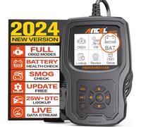 ANCEL AD530 OBD2 Diagnosegerät Universal Auto Diagnosegerät Deutsch Fehlercodeleser Kfz Auslesegerät Codierung mit 10 Modi Batterietest und Batterietester für Alle Autos OBD-II Diagnosewerkzeuge