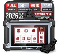 ANCEL DS160 Bidirektionales OBD2 Diagnosegerät für Benz/Maybach/Sprinter Fahrzeuge, Vollsystem Auto Auslesegerät, Fehlerauslesegerät KFZ mit 30+ Reset Ad-Blue/ABS/DPF/SAS/Öl/BMS/TPMS/Injektor Coding