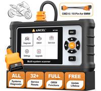ANCEL MT300 OBD2 Motorrad Diagnosegerät Alle Systeme Scanner Öl ABS ECT für BMW