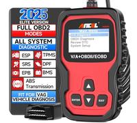 ANCEL OBD2 Diagnosegerät für VW/Audi/Skoda/Seat Fahrzeuge, Fehlercode Auslesegerät mit EPB Öl TPS Reset, Vollsysteme Diagnose, KFZ Diagnosegerät für alle VAG 2000-2020 Fahrzeuge