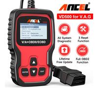 Ancel VD500 Car Codeleser ABS SRS Öl EPB KFZ Diagnosegerät OBD2 Scanner für VAG
