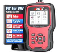 ANCEL VD700Pro OBD2 Diagnosegerät mit 8 Sonderfunktion für VAG Fahrzeug | Öl TPMS EPB TPS Injektor SAS DPF Batterie Reset Vollsystem Diagnose KFZ Auslesegerät Fehlerauslesegerä für VW/Audi/Seat/Skoda