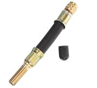 ANDRESLAD Reifenventilverlängerung aus Gummi und Eisen Einfache Handhabung Geeignet für Doppelreifen und Anhänger Robustes Autoventil adapter Zubehör zur Bequemen Reifenbefüllung