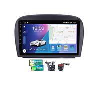 Android 13 Autoradio für Mercedes Benz SL R230 SL350 2001-2007 9 Zoll Touch Display Auto Radio Player mit Carplay Android Auto/DSP/4G WiFi/FM RDS DAB+/BT 5.0 Freisprecheinrichtung(NF-4)