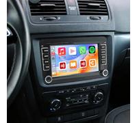 Android 14 2 DIN Autoradio Für Skoda Yeti 2013-2015 mit kabellosem Carplay und Android Auto Doppel Din Radio 7 Zoll HD Touchscreen mit GPS Navi WiFi Bluetooth RDS FM Radio SWC Mikrofon Rückfahrkamera