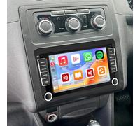 Android 14 2 DIN Autoradio Für VW CADDY 2003-2018 2019 2020 mit kabellosem Carplay Android Auto Doppel Din Radio 7 Zoll Touchscreen mit GPS Navi WiFi Bluetooth RDS FM Radio SWC Mikrofon Rückfahrkamera