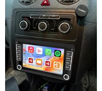Android 14 2 DIN Autoradio Für VW Caddy 2003-2020 mit kabellosem Carplay und Android Auto Doppel Din Radio 7 Zoll HD Touchscreen mit GPS Navi, WiFi Bluetooth, RDS FM Radio SWC Mikrofon Rückfahrkamera