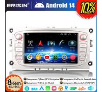 Android 14 64GB DAB+ GPS Autoradio Wfi für Ford Mondeo Focus Galaxy S-Max C-Max