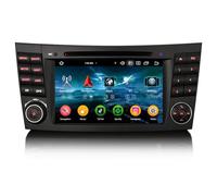 Android 14 Autoradio Acht Kern 4GB+64GB DAB+ Für Mercedes-BENZ E-Klasse W211 CLS Klasse W219 mit Bildschirm GPS Navigation Kabellos Apple CarPlay Android Auto DSP WiFi Bluetooth 5.0 SWC DVD USB FM RDS