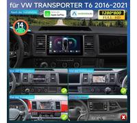 Android 14 Autoradio Carplay RDS GPS Navi Für VW T6 Transporter Multivan 2015-22