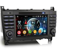 Android 14 Autoradio für Mercedes Benz C-Klasse W203 CLC Klasse W203 C180 G-Klasse W463 GPS Navi Kabellos CarPlay Android Auto WiFi Canbus Radio Bluetooth 5.1 7 Zoll Touchscreen CD/DVD 4GB+64GB