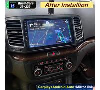 Android 15 Autoradio Apple Carplay GPS Navi Für VW Sharan 7N Seat Alhambra II