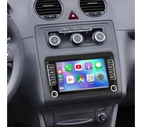 Android 15 Autoradio Für V-W Caddy 2003-2018 2019 2020 Mit Kabellosem Carplay Android Auto, 7 Zoll Touchscreen Auto Stereo Player Radio GPS Navigation Head Unit Mit FM RDS Rückfahrkamera(Color:1G+16G)