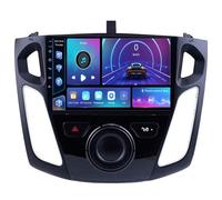 Android 15 Autoradio-Video-Multimedia-Player, 9-Zoll-Touchscreen-Radio für Ford Focus 2013 Plug-and-Play-Autozubehör mit Bluetooth und Navigation und Rückfahrkamera,HM603