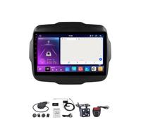 Android 15 Autoradio-Video-Multimedia-Player, 9-Zoll-Touchscreen-Radio für Jeep Renegade 2014-2018 Plug-and-Play-Autozubehör mit Bluetooth und Navigation und,HM607