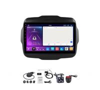 Android 15 Autoradio-Video-Multimedia-Player, 9-Zoll-Touchscreen-Radio für Jeep Renegade 2014-2018 Plug-and-Play-Autozubehör mit Bluetooth und Navigation und,HM608