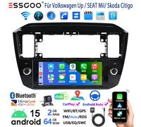 Android 15 GPS Navi WIFI SWC Kamera Autoradio Für VW UP e-up Skoda citigo DAB+