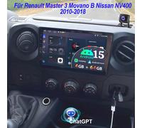 Android 15 NAVI Für Renault Master 3 Movano B NV400 Autoradio Carplay GPS 4+64GB