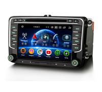 Android 16 8GB+128GB 8-Kern DVD Autoradio Bluetooth für VW Polo T5 Touran Passat B6 Golf 5 6 Skoda Seat Tiguan Jetta Sharan, 7 Zoll mit Touchscreen CarPlay Android Auto GPS Navi DAB+ WiFi 4G FM A2DP