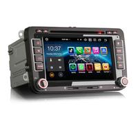 Android 16 Autoradio CarPlay GPS Navi für VW Golf 6 Polo Golf 5 Passat B6 | 7 Zoll VW Caddy Touran T5 Seat Skoda Radio mit CD Player Bluetooth Android Auto WiFi 4G DSP DAB+ TPMS Canbus 8-Kern 4GB+64GB