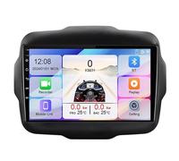 Android 16 Autoradio Stereo 9 Zoll Hd Digital Multi-Touchscreen Für Jeep Renegade 2016-2020 Mit Navigation Bluetooth-unterstützung Radio Lenkradsteuerung,M101
