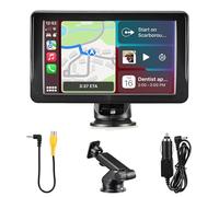 Android Auto Display & Drahtloses CarPlay, 7 Zoll HD Touchscreen mit GPS Modified Car Cadio, im Armaturenbrett integrierte Videogeräte, Android-Wireless-Autoradio, Siri/Bluetooth/FM/AUX, Airplay