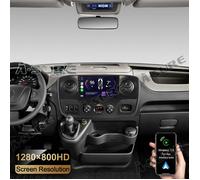 Android Auto Navi Carplay BT GPS Für Opel Movano 2 Renault Master 3 Nissan NV400