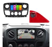 Android Autoradio mit GPS Navi HD Radio+ HD Bremsleuchte Rückfahrkamera Ersatz für Renault Master II III IV Kombi MK3 FD JD JV FV EV HV UV ED HD UD/NV400 X62 X62B/Vauxhall Opel Movano B Kipper