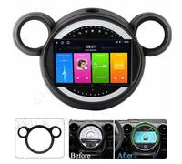 Android Autoradio Wireless CarPlay Android Auto Radio mit Bildschirm, Bluetooth, GPS Navi, WiFi, AM/FM/RDS, für MINI Mini R56 Cooper,Cooper D,Cooper SD,Cooper S John Cooper Works,One,One D
