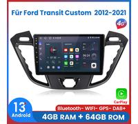 Für Ford Transit Custom 12-21 Autoradio Android13 8Kern 4+64GB GPS WIFI 4GLTE BT