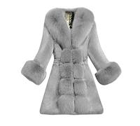 Angebote Des Tages Heute, Damen Winterjacke Herbstjacke Frauen Dame Mäntel Winter Warm Langarm Fest Outwear Mantel Jacke Warmer Und Weicher Wintermantel Übergangsmantel Damen Frühling, Tages Deal