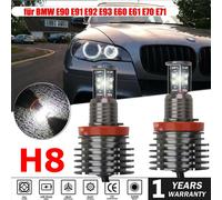 Angel Eyes Ringe 2x 120W H8 Standlicht Für BMW E90 E91 E92 E93 E60 E61 E70 E71