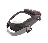 ANGGREK Motorrad-Tankrucksack, Magnetischer Tankrucksack aus Oxford-Stoff, 4,5 L, für Navigation und Aufbewahrung (Grey) (Grey) (Rot)