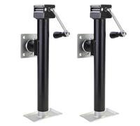 Anhänger Ausdrehstütze Stützfuß Abstellstütze 570-950mm mit Halter 2300kg 2 Stck