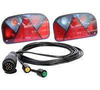 Rückleuchten mit Kabel: Rückleuchten Aspöck Multipoint II + 5 m 13-poliger Kabelbaum