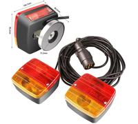 Anhänger Beleuchtung Set inkl Magnet Rücklicht Rück7-pol 12V 21W PKW