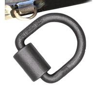Anhänger D-Ringe zum Anschweißen - 1,27 cm Legierung, geschmiedeter, robuster Spannhaken mit Bodenplatte, industrielles Schweißpunktsystem, starke Ladungssicherung, Hardware-Zubehör