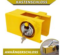 Anhänger Diebstahlschutz Sicherung Kupplungsschloss Wohnwagen Kastenschloss PKW