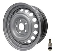 Anhänger Felge Stahlfelge 5.5Jx 15" 15 Zoll 112x5 ET30 800KG Tragkraft 5-Loch ML 67 Wohnwagen Trailer Caravan Camping wahlweise mit Ventil (+ Schraubventil)