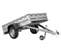 Tieflader Garden Trailer 200 KIPP 200x106 cm 750 kg [mit Flachplane und Stützrad]