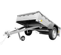 Anhänger für Pkws Garden Trailer 201 KIPP 200x125 cm 750 kg [mit Flachplane, Stützrad und Flachplaneträger]