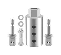 Anhänger-Getriebe für Bohrer, Edelstahl-Stecknuss-Aufsatz - Anhänger-Wagenheber-Bohrer-Adapter, für Wohnmobil, Auto, LKW, Boot, Nivellierung, Stabilisierung, Kupplung, Parken, Camping