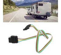 Anhänger Kabelbaum 24 Fuß SAE Adapter 4 Pin flach für für PKW Rückleuchten