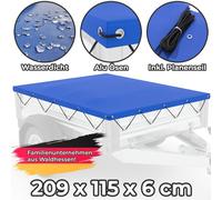 Anhänger-Plane 209 x 115 cm Flachplane Stema 750kg Abdeckplane für Anhänger PKW