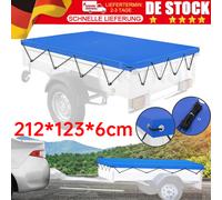 Anhänger-Plane 212 x 123 cm Flachplane Stema 750kg Abdeckplane für Anhänger PKW