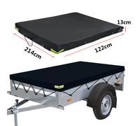 Anhänger-Plane 214 x 122 cm Flachplane Stema 750kg Abdeckplane für Anhänger PKW