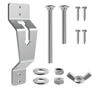 Anhänger Reserveradhalter | Edelstahl Wandmontage Universelle Radhalterung 18,4 Cm | Geschlossener Reifenträger Felgenstütze | Direkte Befestigung Für Wohnmobil Transporter Nutzanhänger Garage